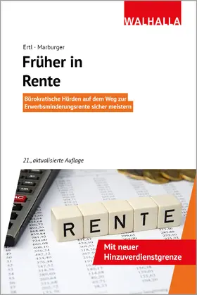 Ertl / Marburger | Früher in Rente | Buch | 978-3-8029-4124-5 | www2.sack.de