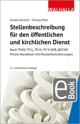 Gamisch / Mohr | Stellenbeschreibung für den öffentlichen und kirchlichen Dienst | E-Book | sack.de