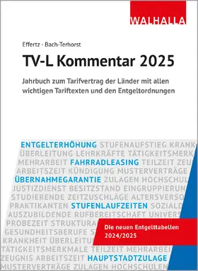 Effertz / Bach-Terhorst |  TV-L Kommentar 2025 | Buch |  Sack Fachmedien