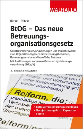 Bürkel / Plitzko |  BtOG - Das neue Betreuungsorganisationsgesetz | Buch |  Sack Fachmedien