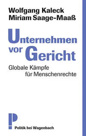 Miriam / Wolfgang |  Unternehmen vor Gericht | Buch |  Sack Fachmedien