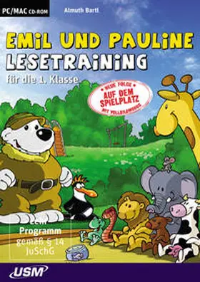 Bartl / United Soft Media Verlag GmbH |  Emil und Pauline auf dem Spielplatz - Lesetraining für die 1. Klasse (CD-ROM) | Sonstiges |  Sack Fachmedien