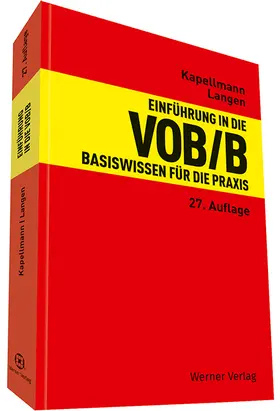 Kapellmann / Langen | Einführung in die VOB/B | Buch | 978-3-8041-5286-1 | sack.de
