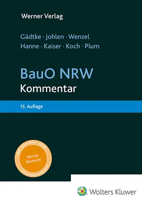 Gädtke / Johlen / Wenzel |  BauO NRW | Buch |  Sack Fachmedien