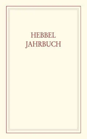 Ritzer / Schulz / Ehrismann |  Hebbel-Jahrbuch / Hebbel-Jahrbuch 2001 | Buch |  Sack Fachmedien