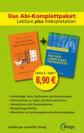 Eichendorff |  Aus dem Leben eines Taugenichts von Joseph von Eichendorff – Lektüre plus Interpretation | Buch |  Sack Fachmedien