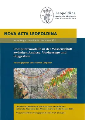 Lengauer |  Computermodelle in der Wissenschaft – zwischen Analyse, Vorhersage und Suggestion | Buch |  Sack Fachmedien
