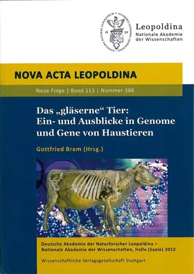 Brem |  Das "gläserne" Tier: Ein- und Ausblicke in Genome und Gene von Haustieren | Buch |  Sack Fachmedien