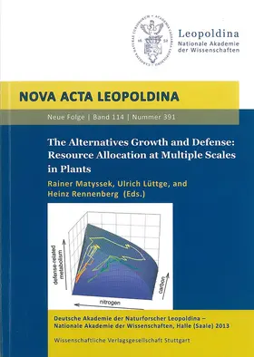 Matyssek / Lüttge / Rennenberg |  The Alternative Growth and Defense: Resource Allocation at Multiple Scales in Plants | Buch |  Sack Fachmedien
