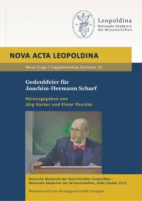 Hacker / Peschke |  Gedenkfeier für Joachim-Herrmann Scharf | Buch |  Sack Fachmedien