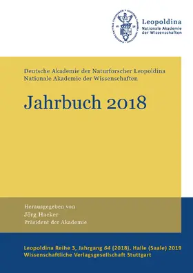Hacker / Deutsche Akademie der Naturforscher |  Jahrbuch 2018 | Buch |  Sack Fachmedien