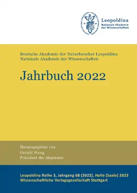 Haug / Deutsche Akademie der Naturforscher Leopoldina |  Jahrbuch 2022 | Buch |  Sack Fachmedien