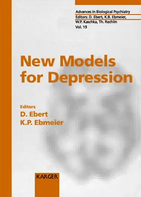 Ebert / Ebmeier |  New Models for Depression | Buch |  Sack Fachmedien