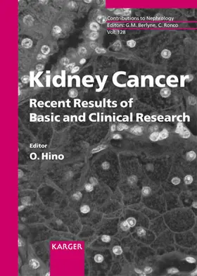 Hino |  Kidney Cancer | Buch |  Sack Fachmedien