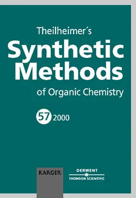 Finch |  Theilheimer's Synthetic Methods of Organic Chemistry | Buch |  Sack Fachmedien