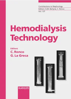 Ronco / La Greca |  Hemodialysis Technology | Buch |  Sack Fachmedien