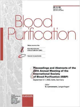 Lonnemann |  International Society of Blood Purification | Buch |  Sack Fachmedien