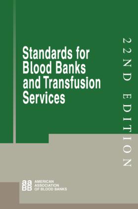  Standards for Blood Banks and Transfusion Services | Buch |  Sack Fachmedien