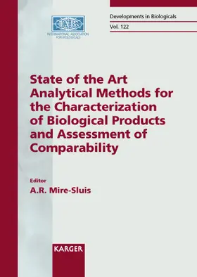 Mire-Sluis |  State of the Art Analytical Methods for the Characterization of Biological Products and Assessment of Comparability | Buch |  Sack Fachmedien