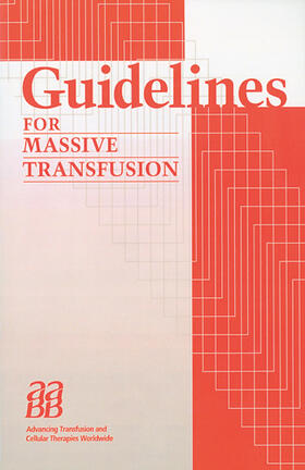 Bracey |  Guidelines for Massive Transfusion | Buch |  Sack Fachmedien