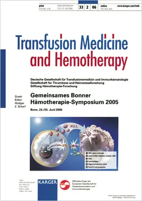 Scharf |  Deutsche Gesellschaft für Transfusionsmedizin und Immunhämatologie (DGTI) / Gesellschaft für Thrombose und Hämostaseforschung, Stiftung Hämotherapie-Forschung | Buch |  Sack Fachmedien