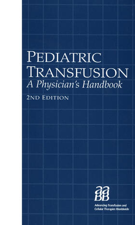 Roseff |  Pediatric Transfusion: A Physician's Handbook | Buch |  Sack Fachmedien