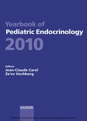 Carel / Hochberg |  Yearbook of Pediatric Endocrinology 2010 | eBook | Sack Fachmedien
