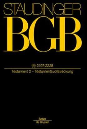 Reimann / Baldus |  J. von Staudingers Kommentar zum Bürgerlichen Gesetzbuch; Buch 5: Erbrecht | Buch |  Sack Fachmedien