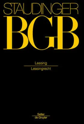 Stoffels / Kaiser |  Staudingers Kommentar BGB Leasingrecht | Buch |  Sack Fachmedien