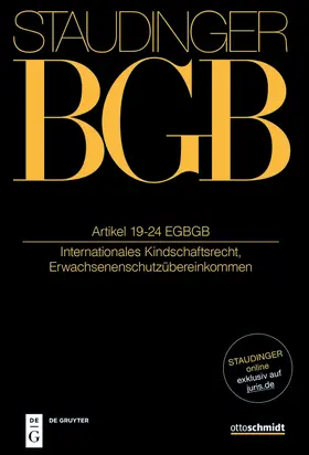 Henrich / Hein |  J. von Staudingers Kommentar zum Bürgerlichen Gesetzbuch mit Einführungsgesetz und Nebengesetzen: BGB. Artikel 19-24 EGBGB | Buch |  Sack Fachmedien