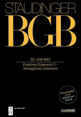 Löhnig / Albrecht |  J. von Staudingers Kommentar zum Bürgerlichen Gesetzbuch mit Einführungsgesetz und Nebengesetzen: BGB. §§ 1408-1563 | Buch |  Sack Fachmedien