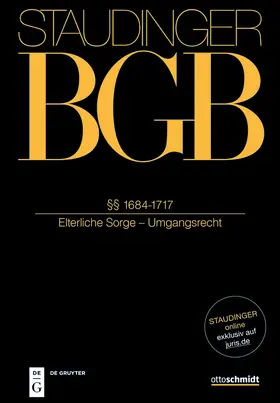 Dürbeck / Coester LL.M. / Albrecht |  J. von Staudingers Kommentar zum Bürgerlichen Gesetzbuch mit Einführungsgesetz und Nebengesetzen. BGB. §§ 1684-1717 | Buch |  Sack Fachmedien