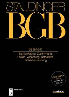 Staudinger | Kommentar zum Bürgerlichen Gesetzbuch mit Einführungsgesetz und Nebengesetzen: BGB | Buch | 978-3-8059-1389-8 | sack.de