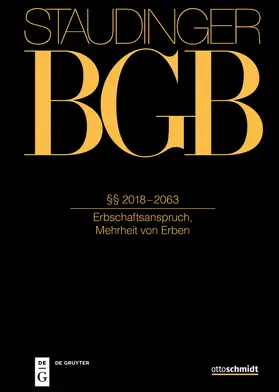 Löhnig / Marotzke / Raff |  §§ 2018-2063 | Buch |  Sack Fachmedien