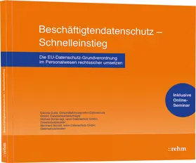 Duda / Scharnagl / Schlett |  Beschäftigtendatenschutz - Schnelleinstieg | Buch |  Sack Fachmedien