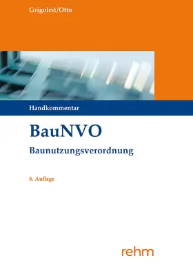 Grigoleit / Otto |  BauNVO - Baunutzungsverordnung | Buch |  Sack Fachmedien