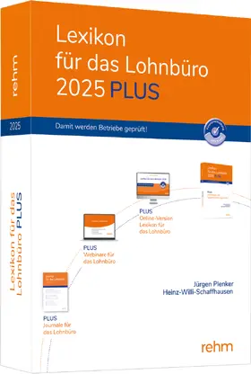 Schönfeld / Plenker / Schaffhausen |  Lexikon für das Lohnbüro 2025 PLUS | Buch |  Sack Fachmedien