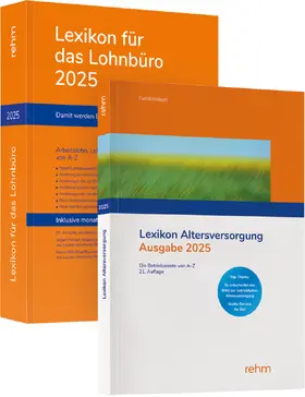 Schönfeld / Plenker / Schaffhausen |  Buchpaket Lexikon für das Lohnbüro und Lexikon Altersversorgung 2025 | Buch |  Sack Fachmedien