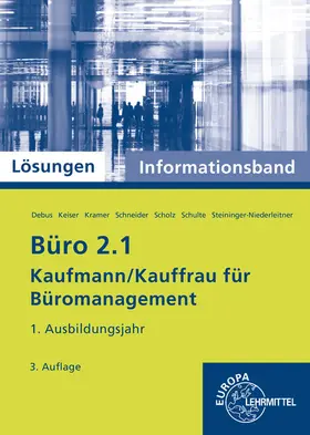 Debus / Keiser / Kramer |  Lösungen zu 75741 | Buch |  Sack Fachmedien