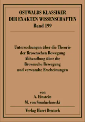  Untersuchungen über die Theorie der Brownschen Bewegung (Smoluchowski, Einstein) | Buch |  Sack Fachmedien