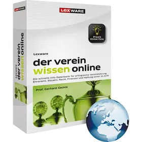 Geckle |  Lexware der verein wissen online | Datenbank |  Sack Fachmedien