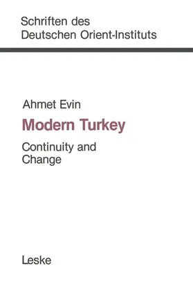 Evin |  Modern Turkey: Continuity and Change | Buch |  Sack Fachmedien