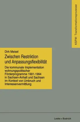Meisel |  Zwischen Restriktion und Anpassungsflexibilität | Buch |  Sack Fachmedien
