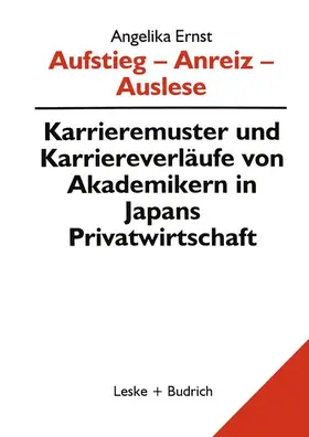 Ernst |  Aufstieg ¿ Anreiz ¿ Auslese | Buch |  Sack Fachmedien