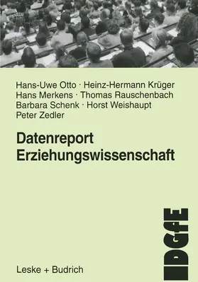 Otto / Krüger / Merkens |  Datenreport Erziehungswissenschaft | Buch |  Sack Fachmedien