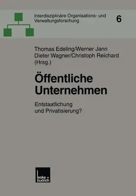 Edeling / Reichard / Jann |  Öffentliche Unternehmen | Buch |  Sack Fachmedien