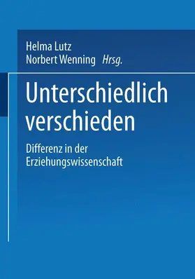Wenning / Lutz |  Unterschiedlich verschieden | Buch |  Sack Fachmedien