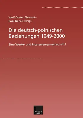 Kerski / Eberwein |  Die deutsch-polnischen Beziehungen 1949-2000 | Buch |  Sack Fachmedien