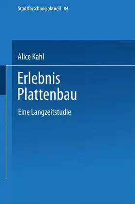 Kahl |  Erlebnis Plattenbau | Buch |  Sack Fachmedien