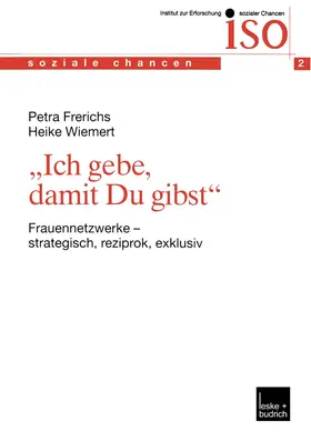 Wiemert / Frerichs |  "Ich gebe, damit Du gibst" | Buch |  Sack Fachmedien